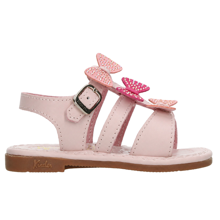 Sandalias Kinder Niña Rosa Casual Infantil T15-18