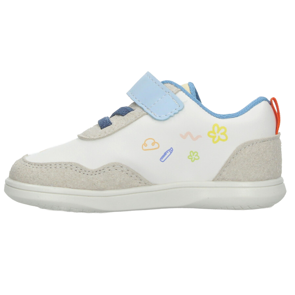 Tenis Bluey Niño Blanco Casual Adhesivo Infantil T15-18, foto 5 de 10