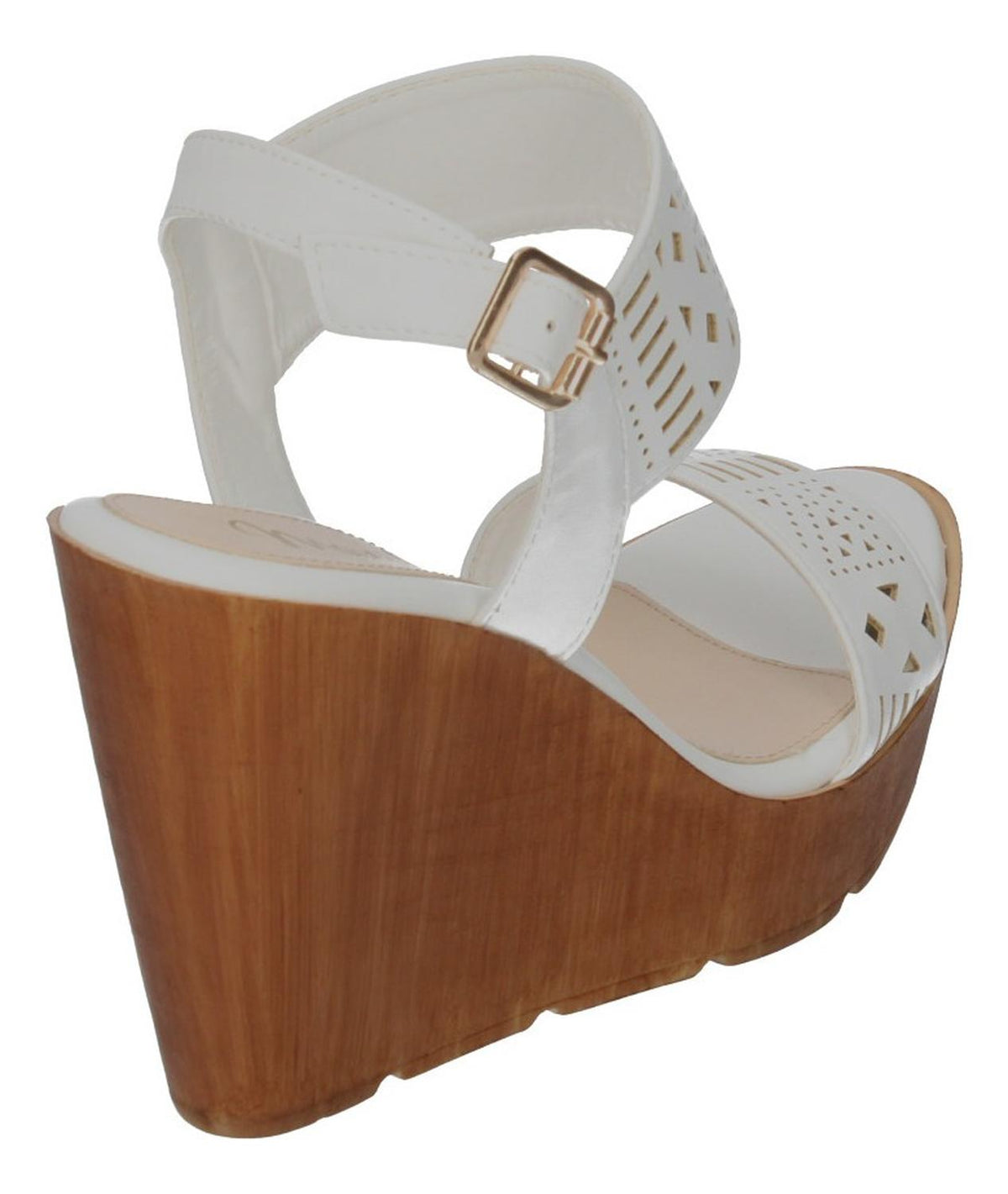 Sandalias Manila Para Mujer B1012 Blanco [mla293], foto 4 de 6