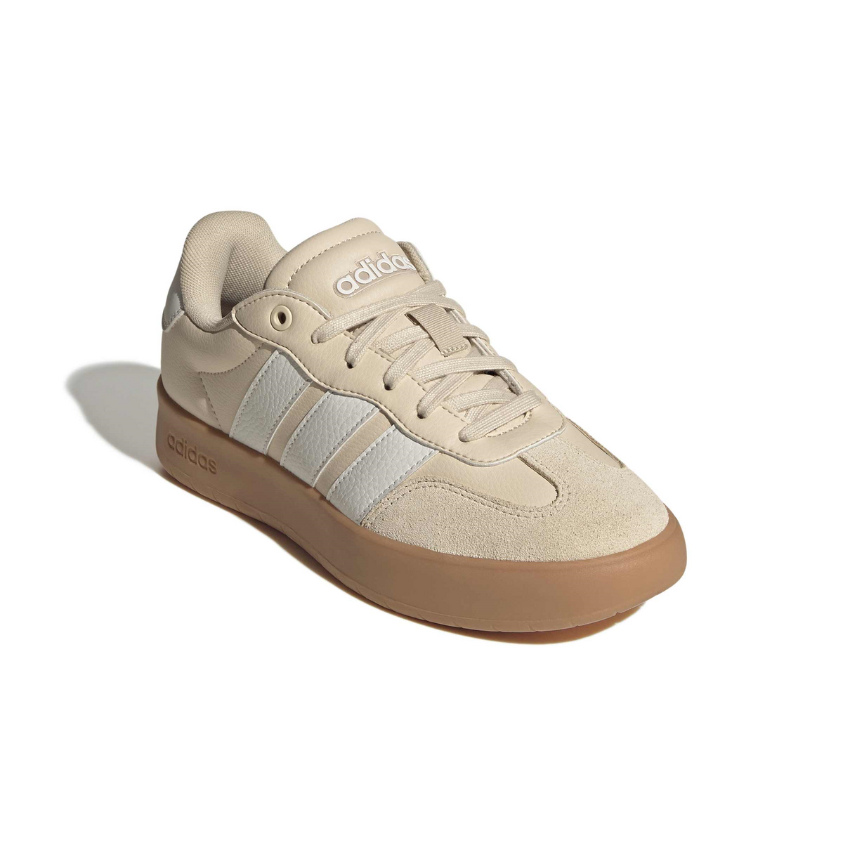 Tenis Adidas Barreda Dama Beige Casual Cintas Gamuza Mujer, foto 2 de 10