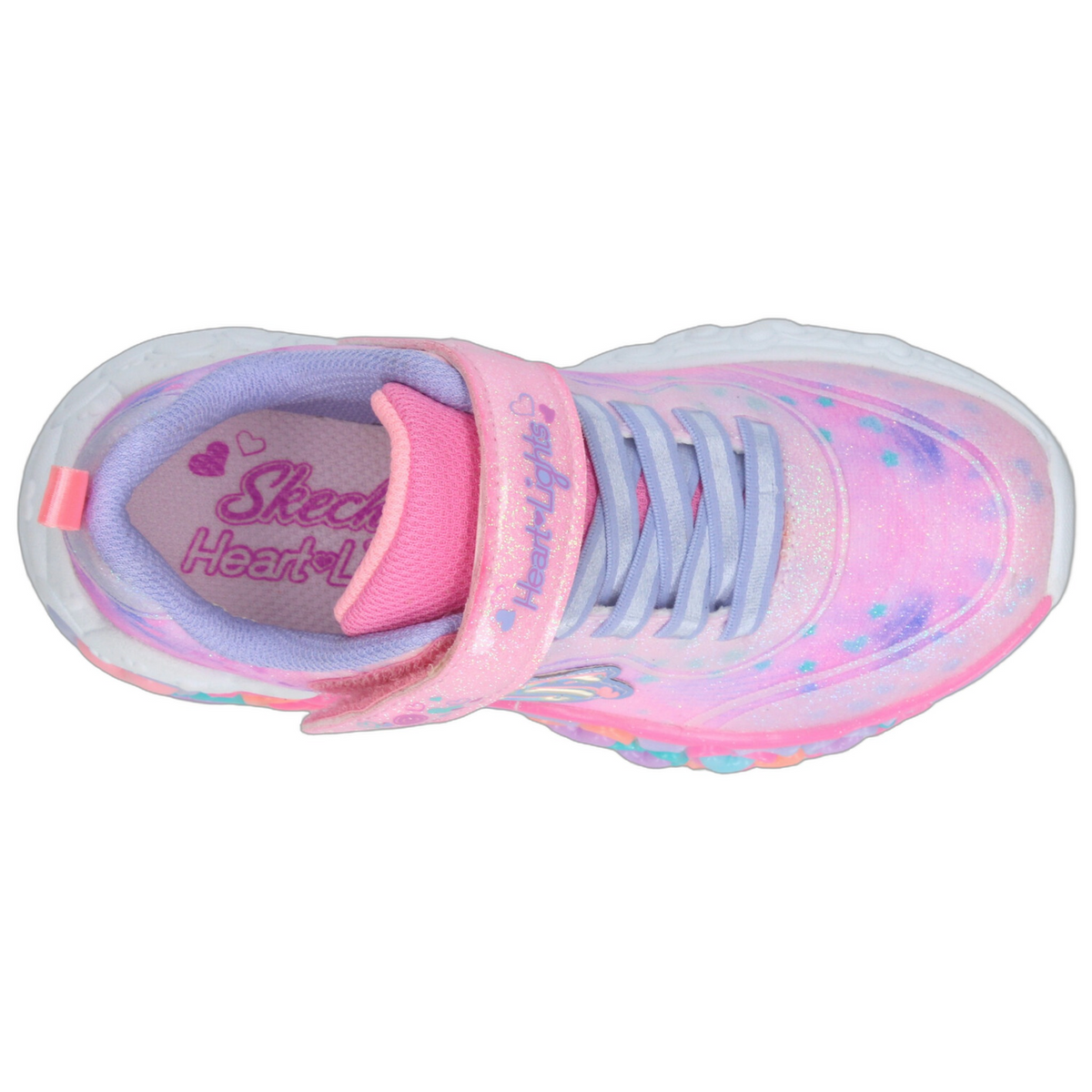 Tenis Skechers Heart Lights Niña Rosa Casual Led Infantil T17-22, foto 8 de 10