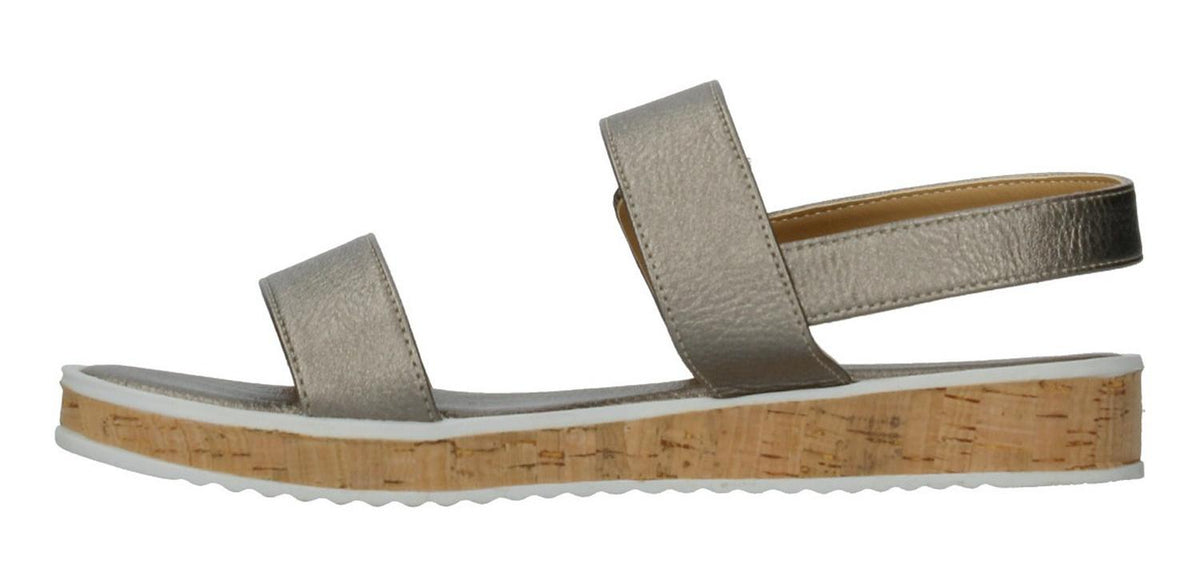 Sandalias Manila Para Mujer 202 Gris [mla281], foto 2 de 6