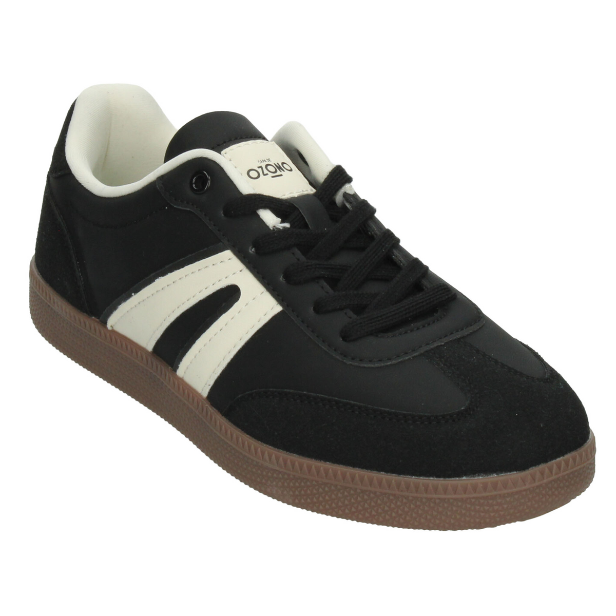 Tenis Ozono Hombre Negro Casual Cintas Cómodo Caballero, foto 4 de 10