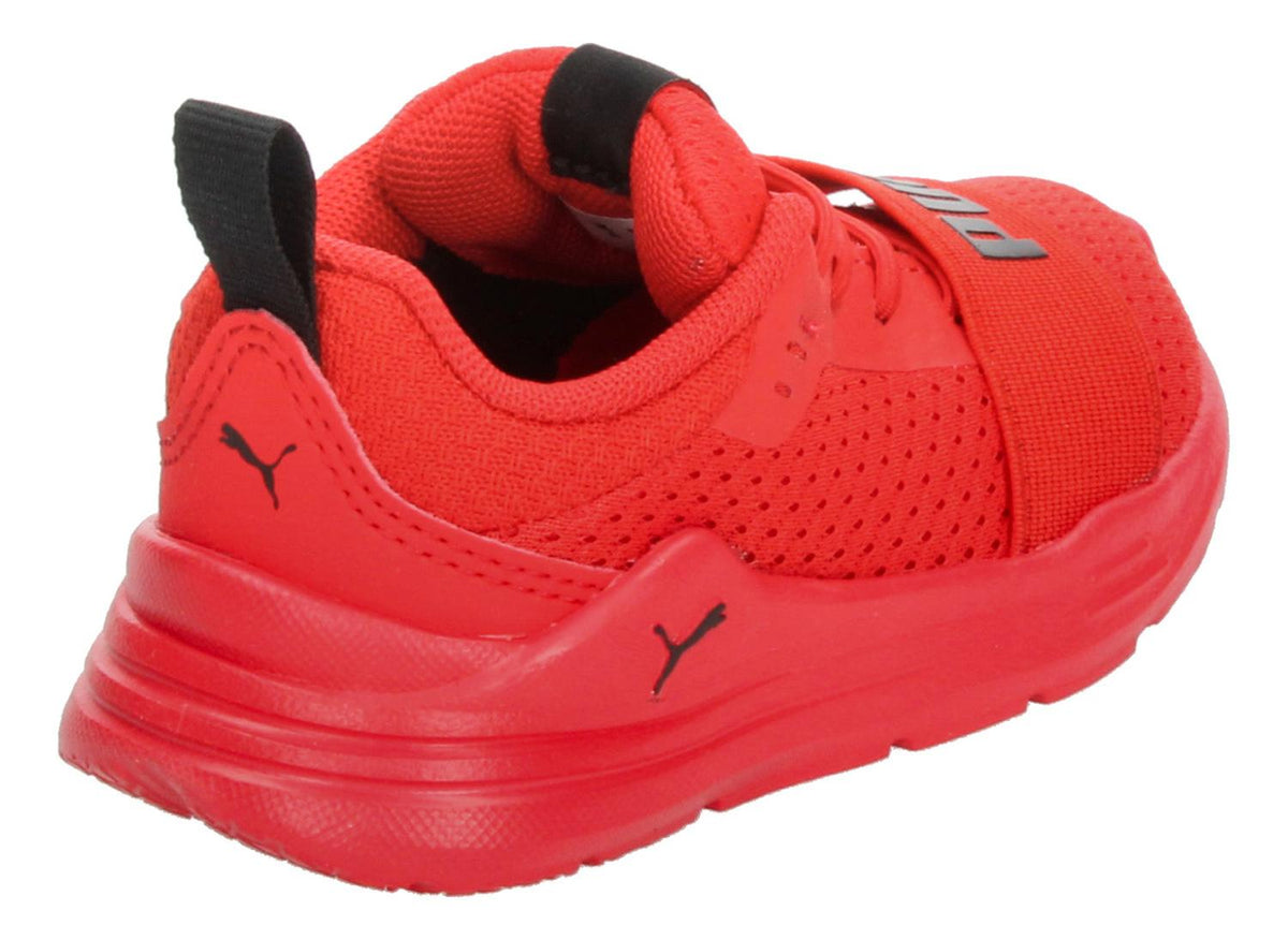 Tenis Puma Wired Run Rojo Para Niño [pum820], foto 5 de 10