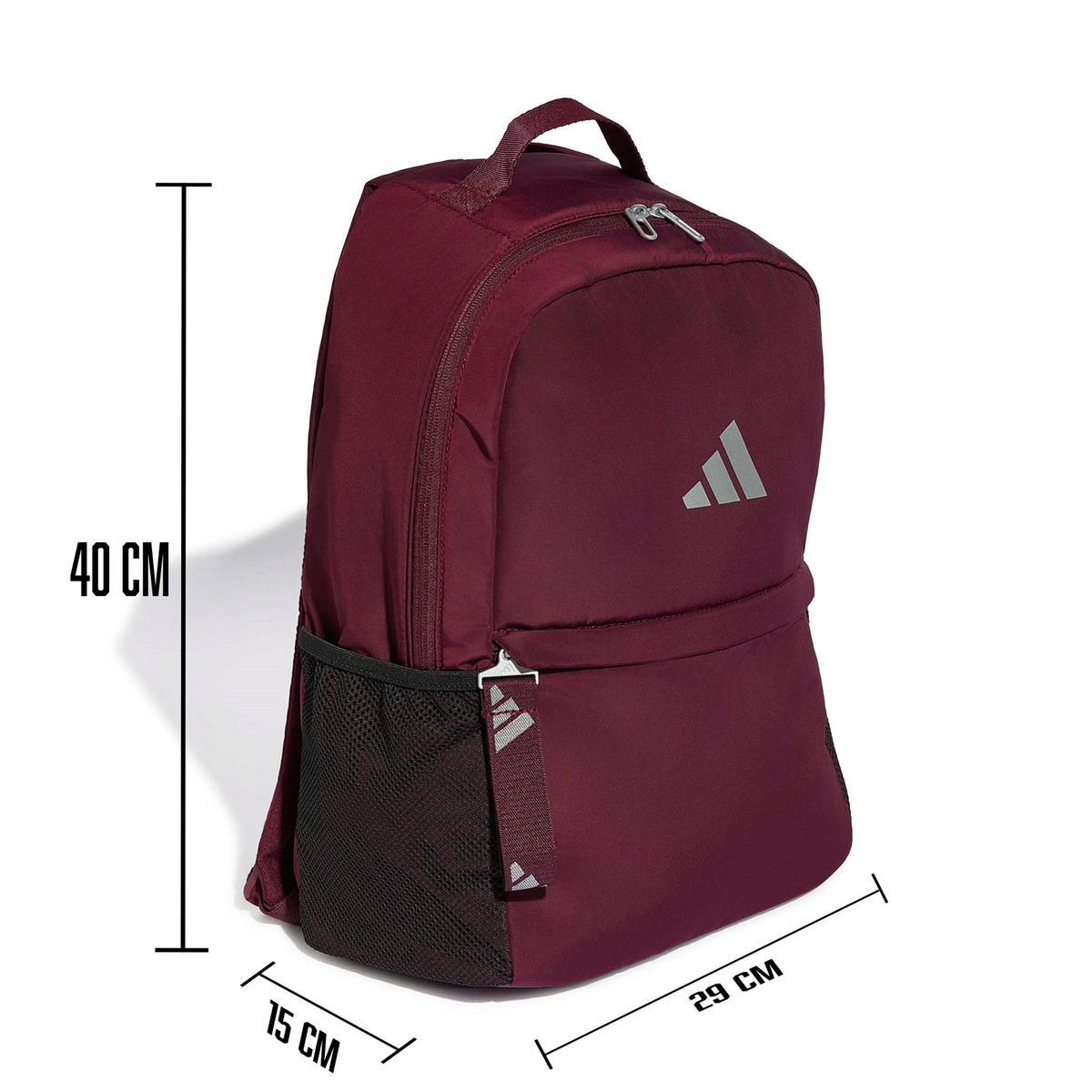 Mochila Adidas Rojo Escolar Deportiva Portalaptop Unisex 20L, foto 7 de 10