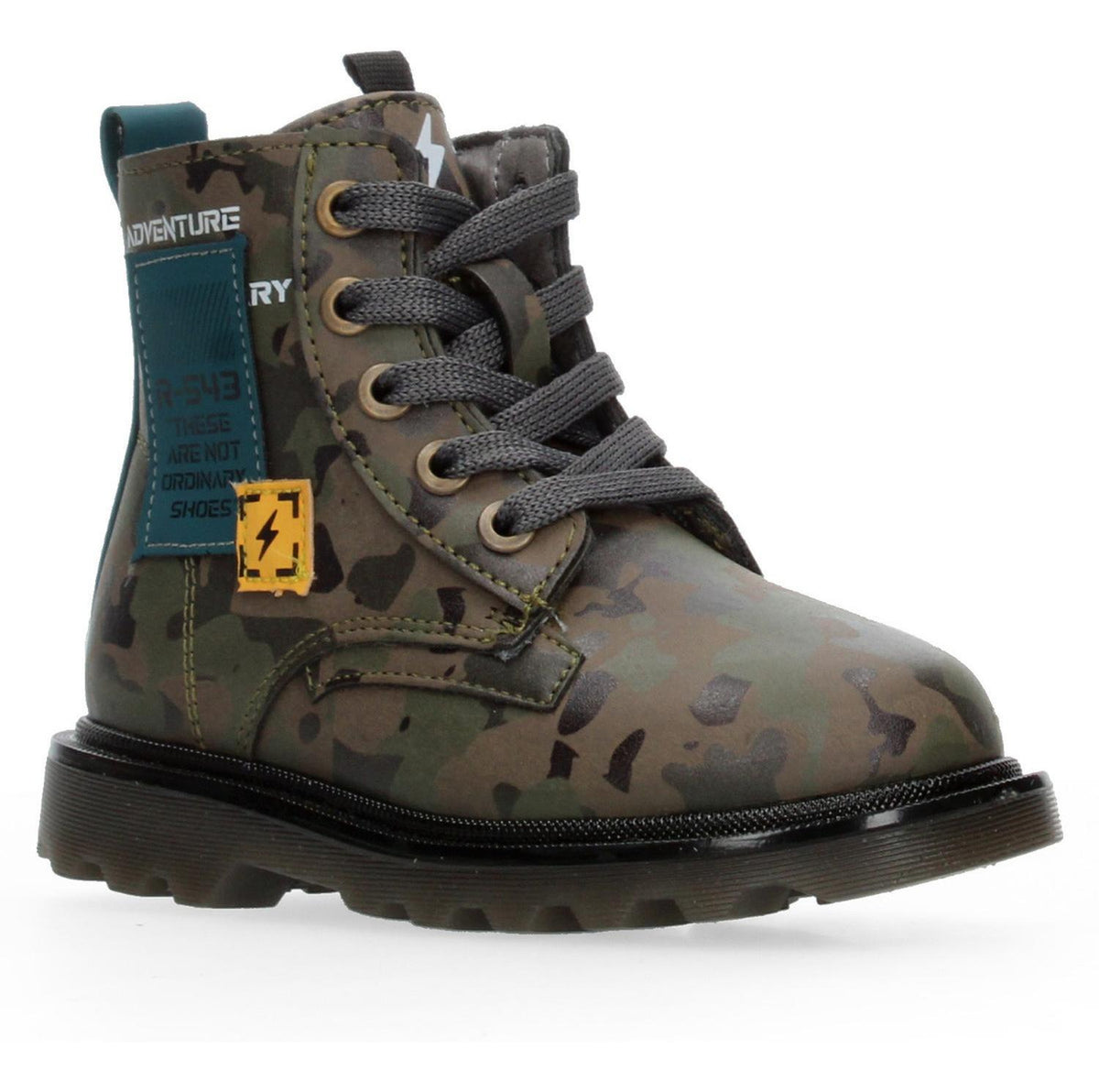 Bota Roddyck Militar Para Niño [ryk92], foto 3 de 10