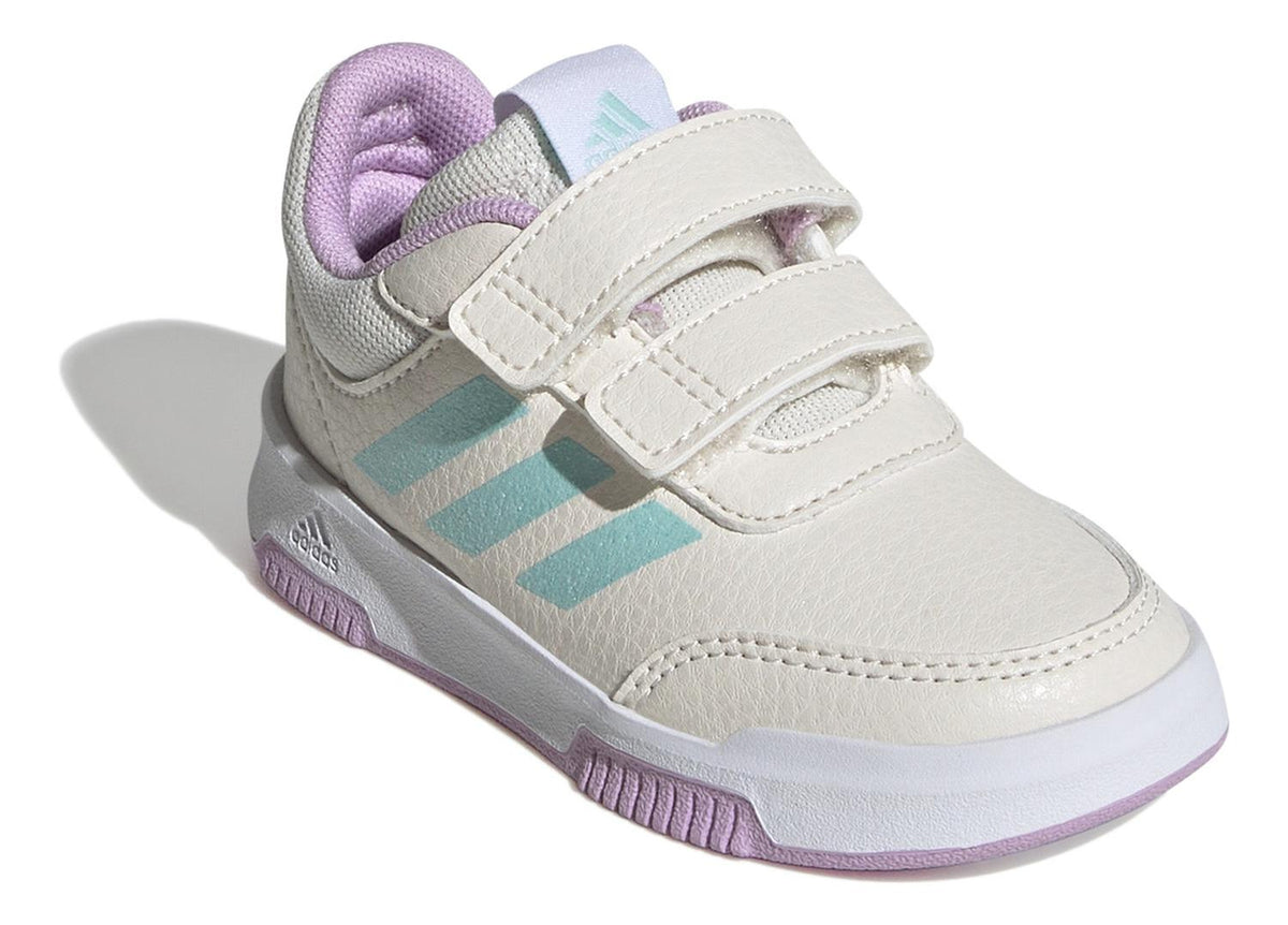 Tenis adidas Tensaur Sport 2.0 Crema Doble Velcro Para Niña, foto 3 de 7