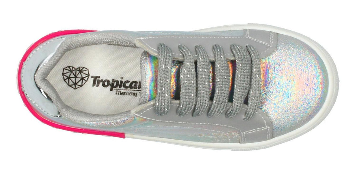 Tenis Tropicana Para Niña 93017 Plata [tro1007], foto 5 de 6