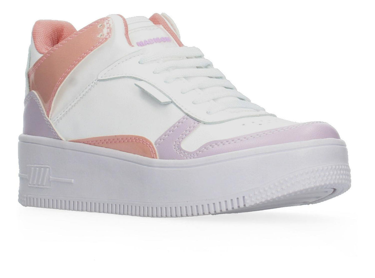 Tenis Bota Con Plataforma Blanco Para Mujer [mad19], foto 3 de 10