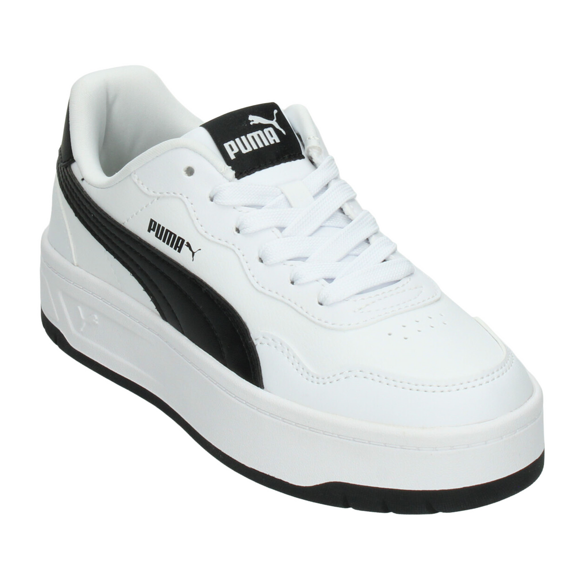 Tenis Puma Court Lally Skye Dama Blanco Casual Cintas Mujer, foto 4 de 10