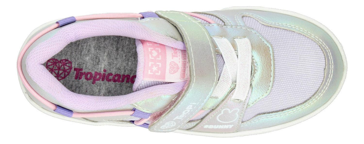 Tenis Tropicana Multicolor Velcro Cintas Elásticas Para Niña, foto 8 de 8