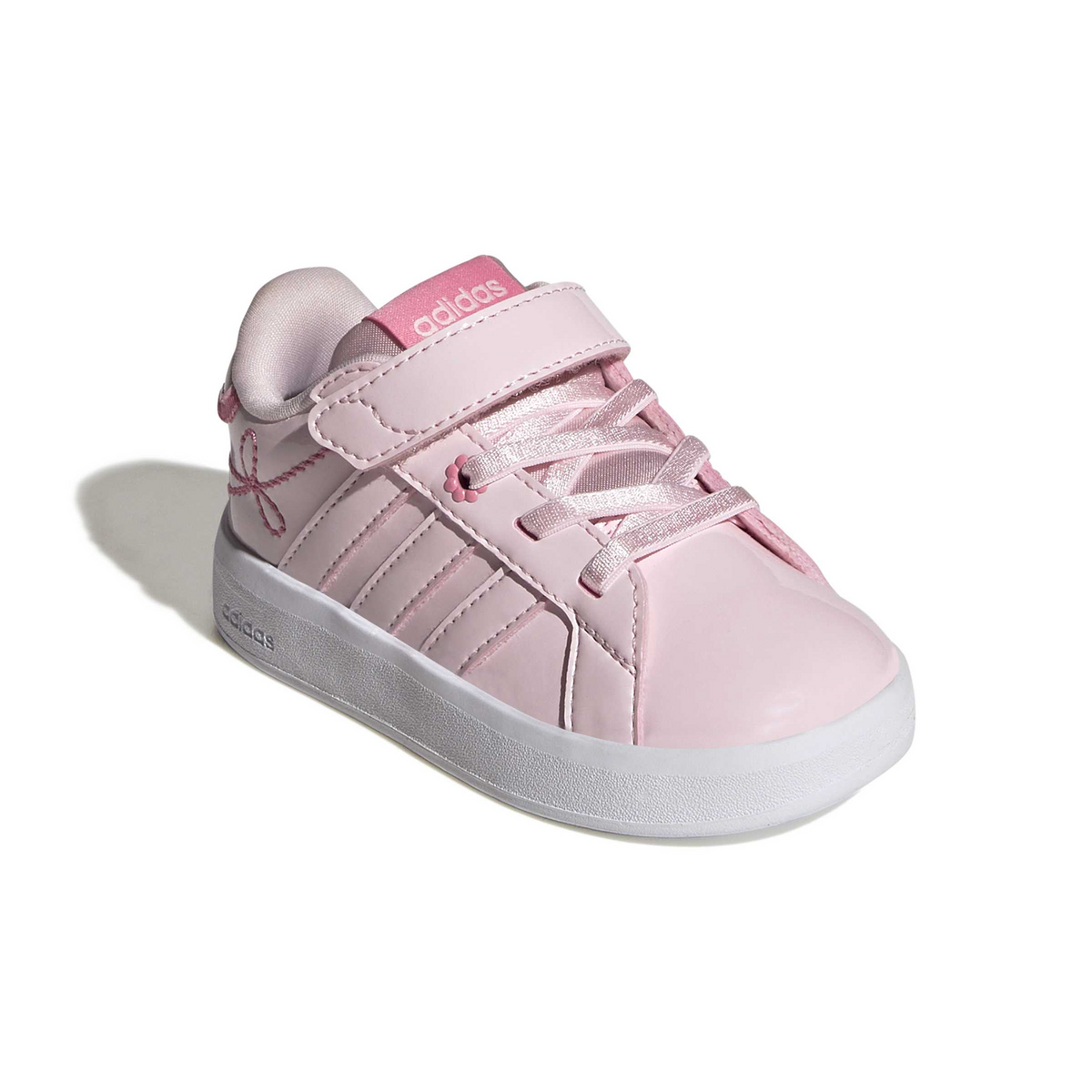 Tenis Adidas Grand Court 3.0 Niña Rosa Casual Infantil T10-16, foto 2 de 10
