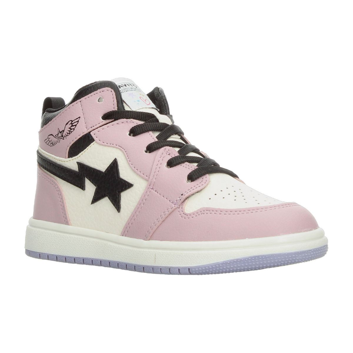Tenis Vavito Niña Blanco Rosa Casual Dama Jr. T22-27, foto 2 de 10