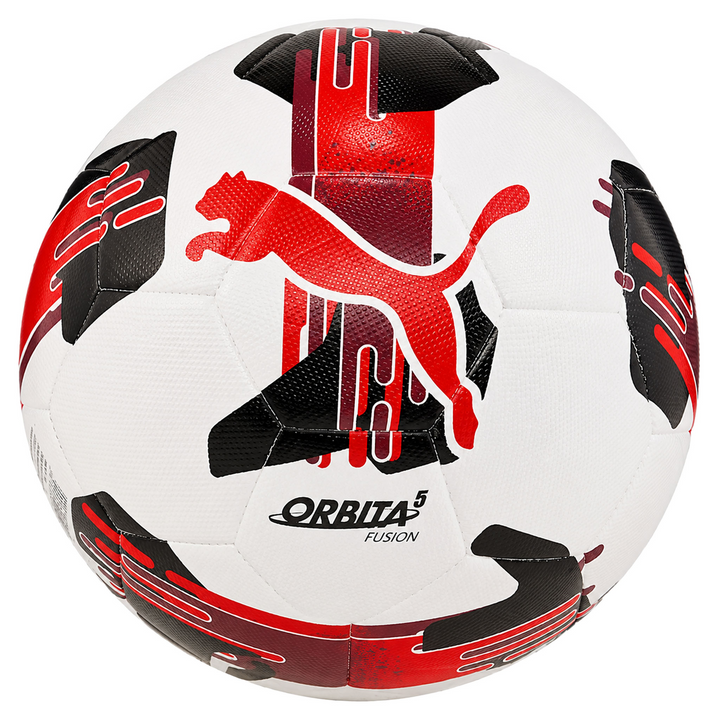 Balón Fútbol Puma Orbita 5 Fusion Blanco Rojo Deportivo