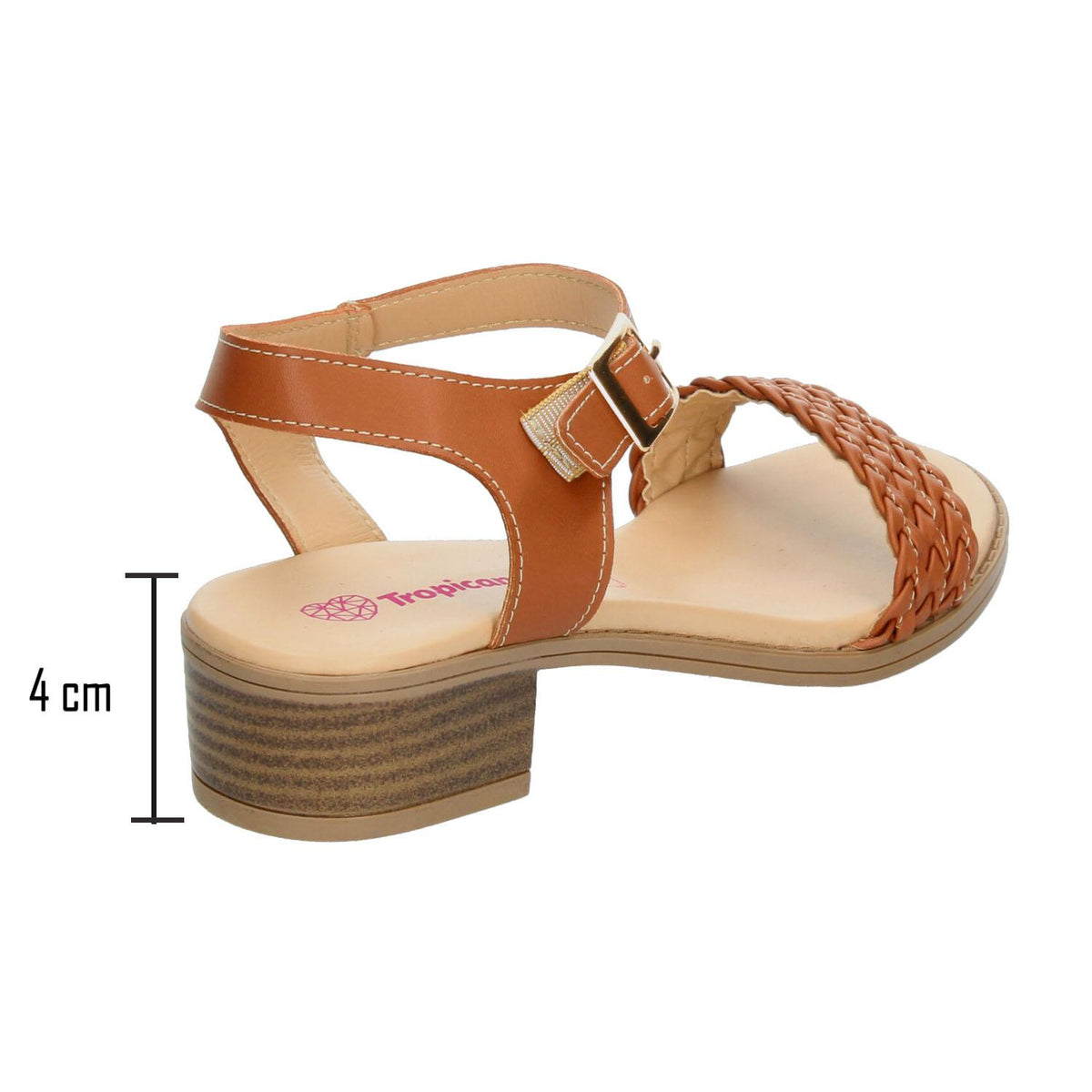 Sandalias Niña Tropicana Café Casual Infantil T22-26, foto 3 de 10