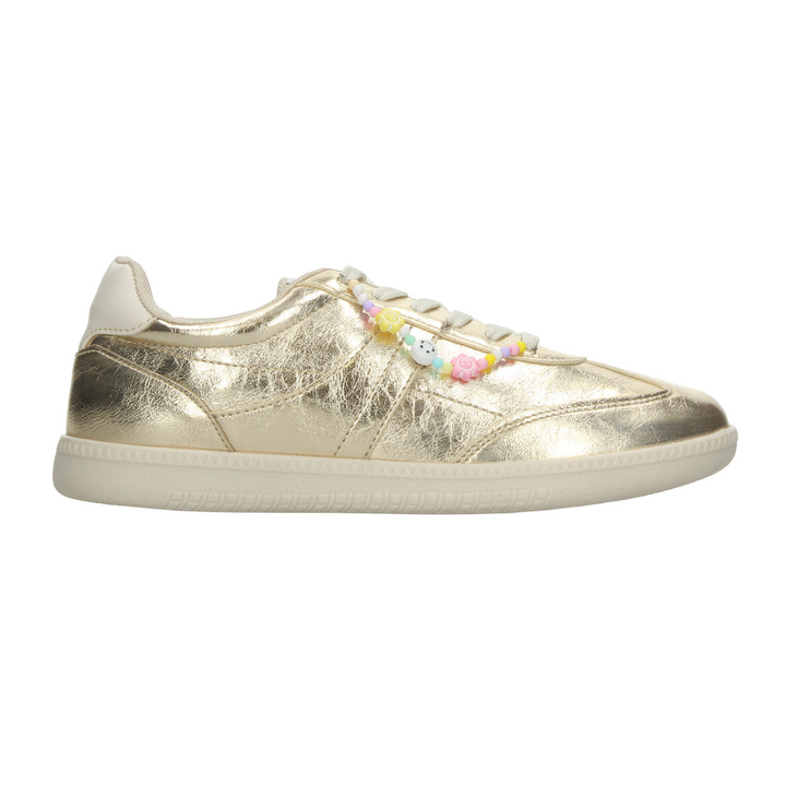 Tenis Vavito Niña Dorado Casual Infantil T22-27
