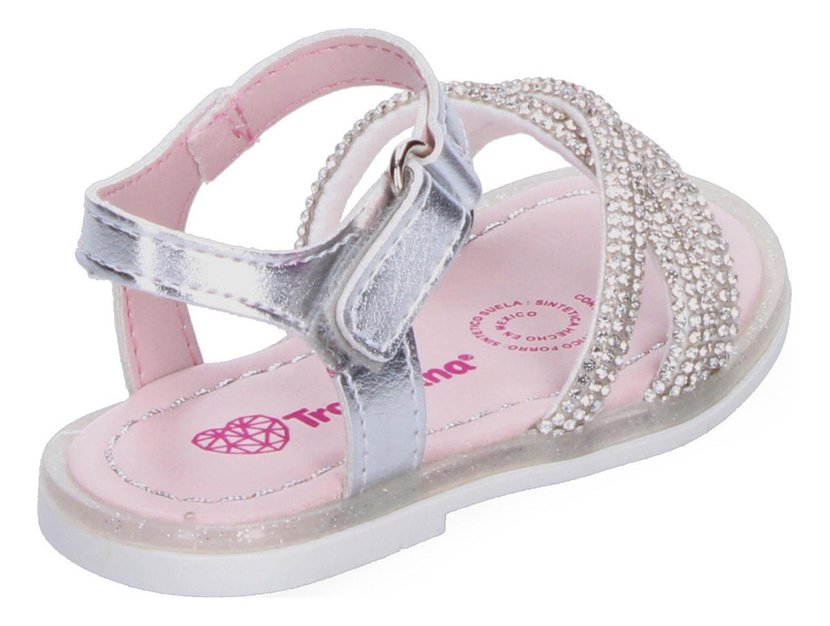 Sandalias Tropicana Plateado Para Niña [tro1438], foto 4 de 7