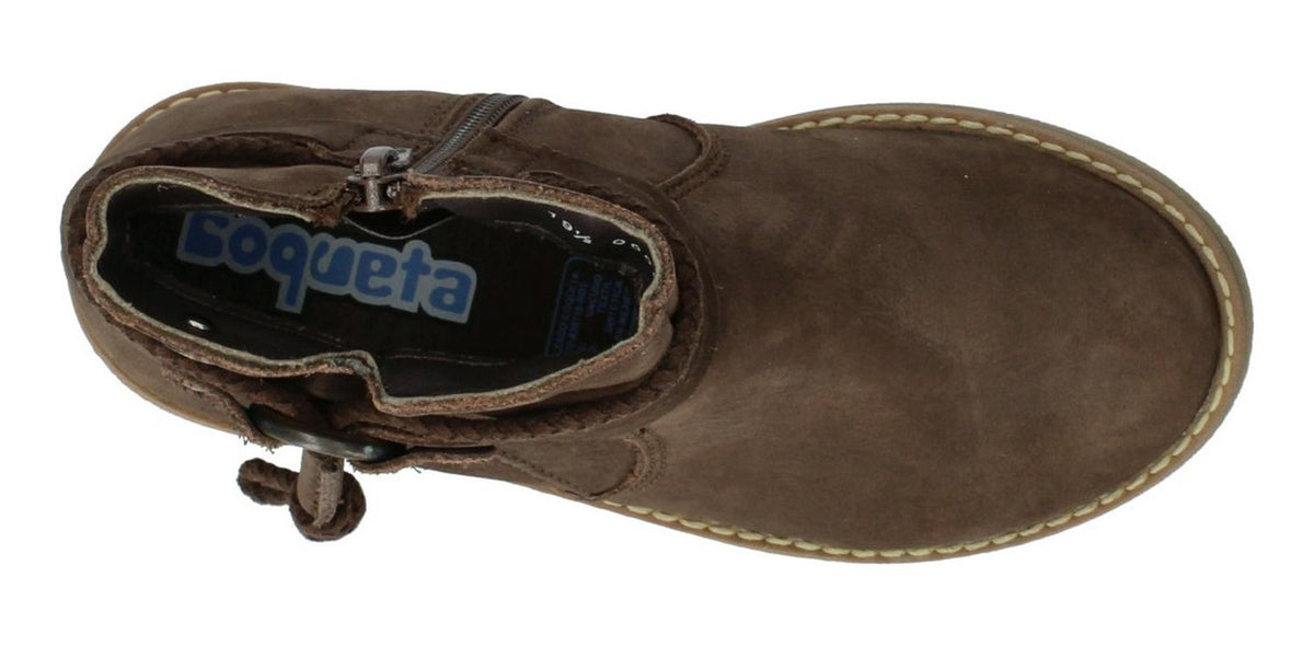 Botín Coqueta Para Niña 93400-f Café [cta776], foto 6 de 8