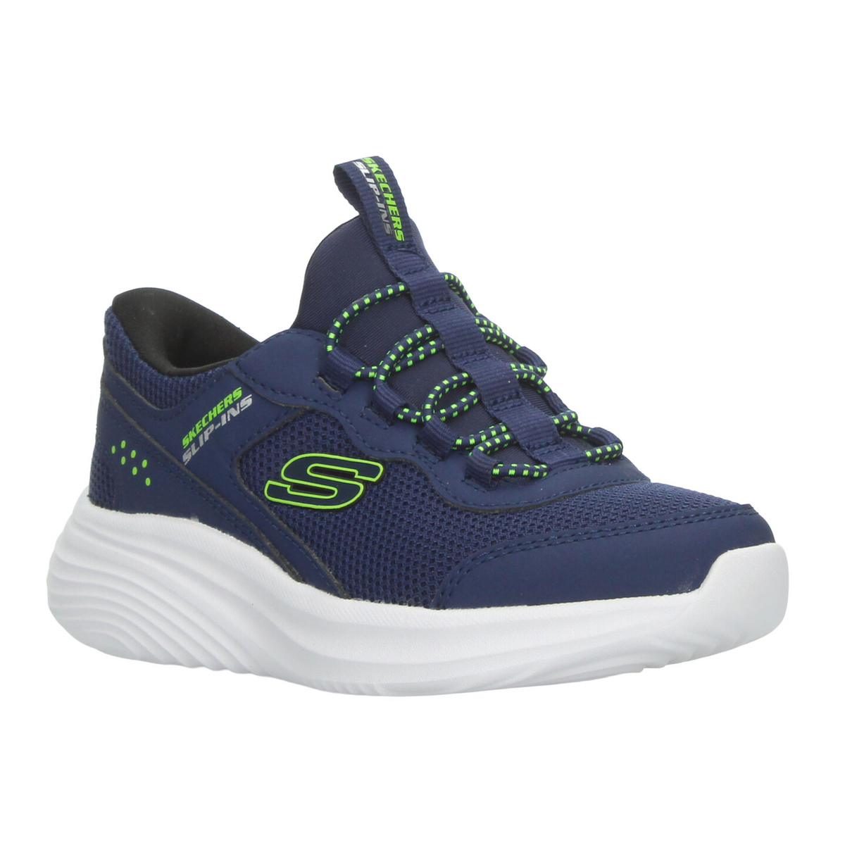 Tenis Skechers Bounder Pro Niño Azul Deportivo Slip Infantil T17-22, foto 2 de 10