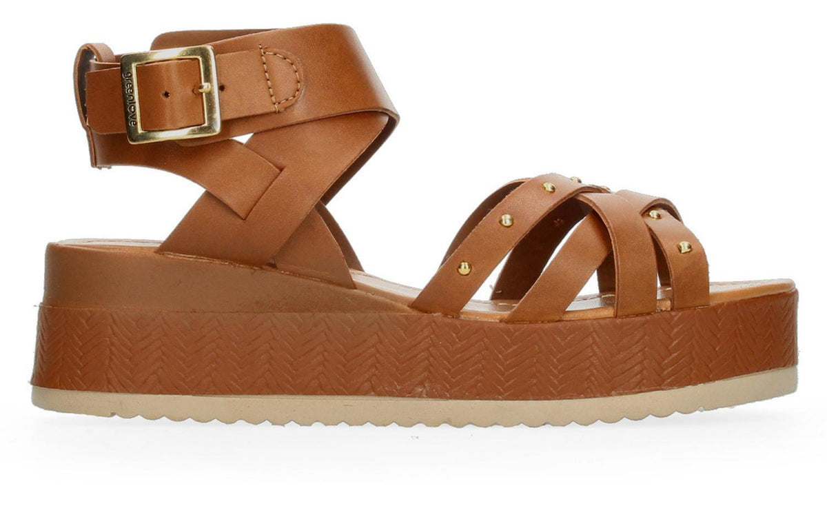 Sandalias Green Love Para Mujer 92042 Cafe [gre34], foto 2 de 10