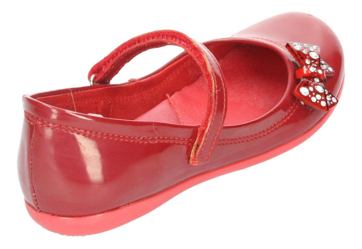 Zapato Ceremonia Coqueta Para Niña 30502-k Rojo [cta426], foto 5 de 10