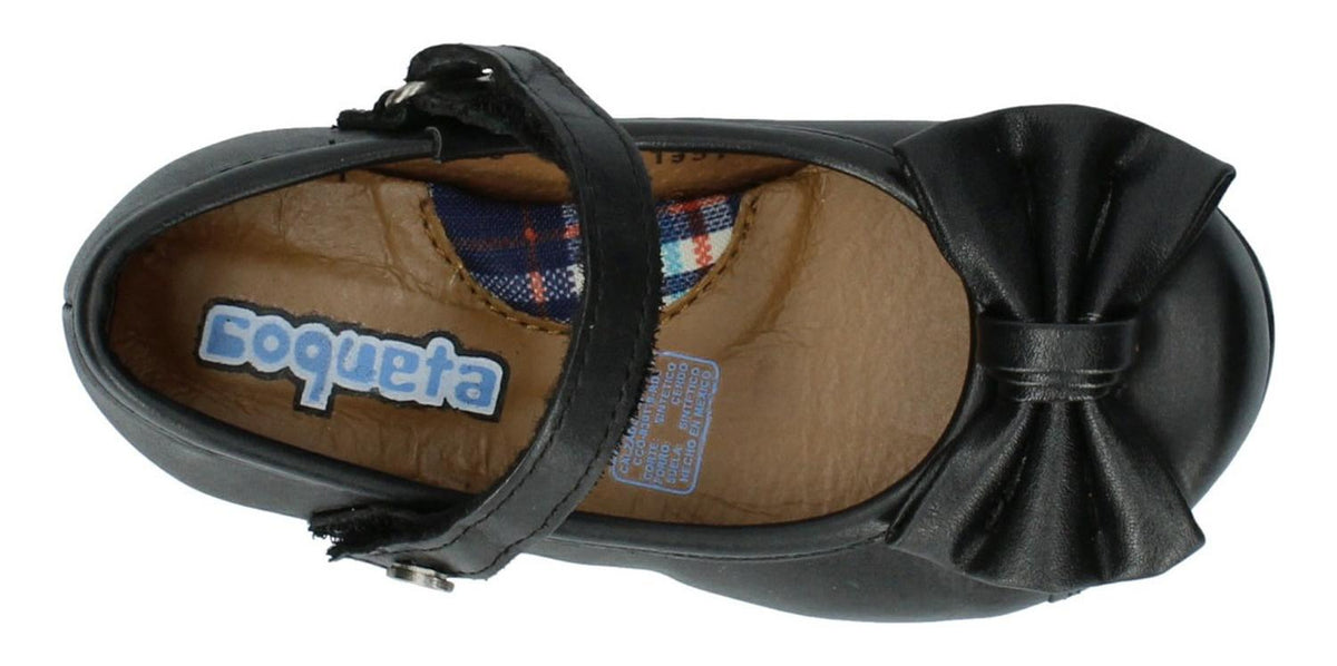 Zapato Escolar Coqueta Para Niña 31108-a Negro [cta843], foto 6 de 8