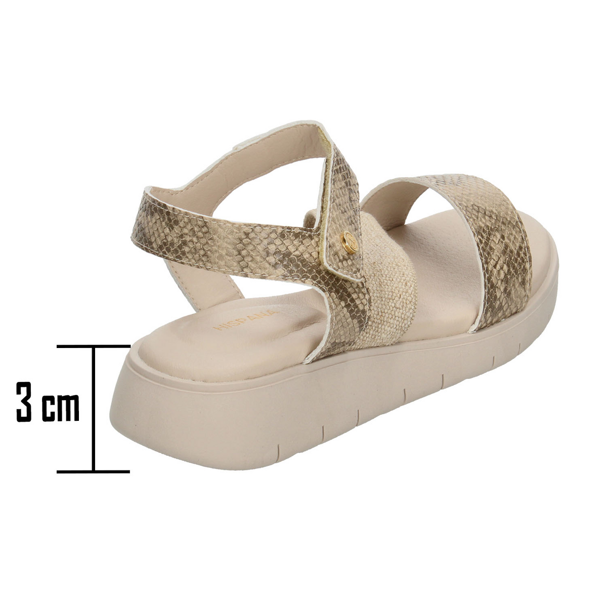 Sandalias Hispana Beige para Mujer [HIS177], foto 3 de 10