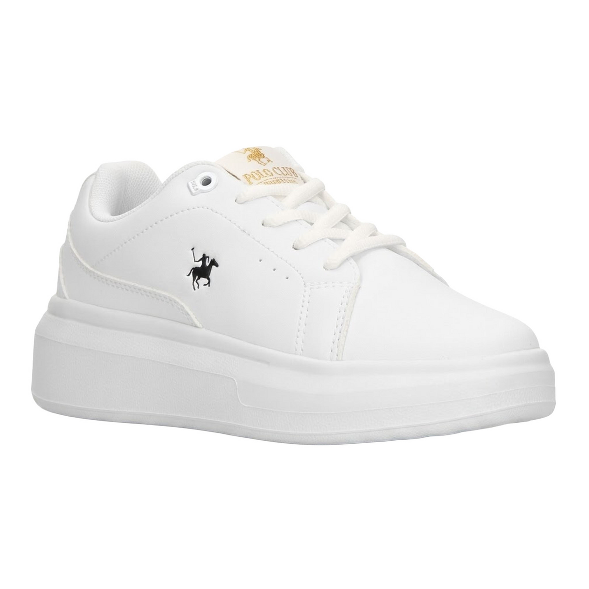 Tenis Polo Dama Blanco Casual Escolar Cintas Mujer, foto 2 de 10