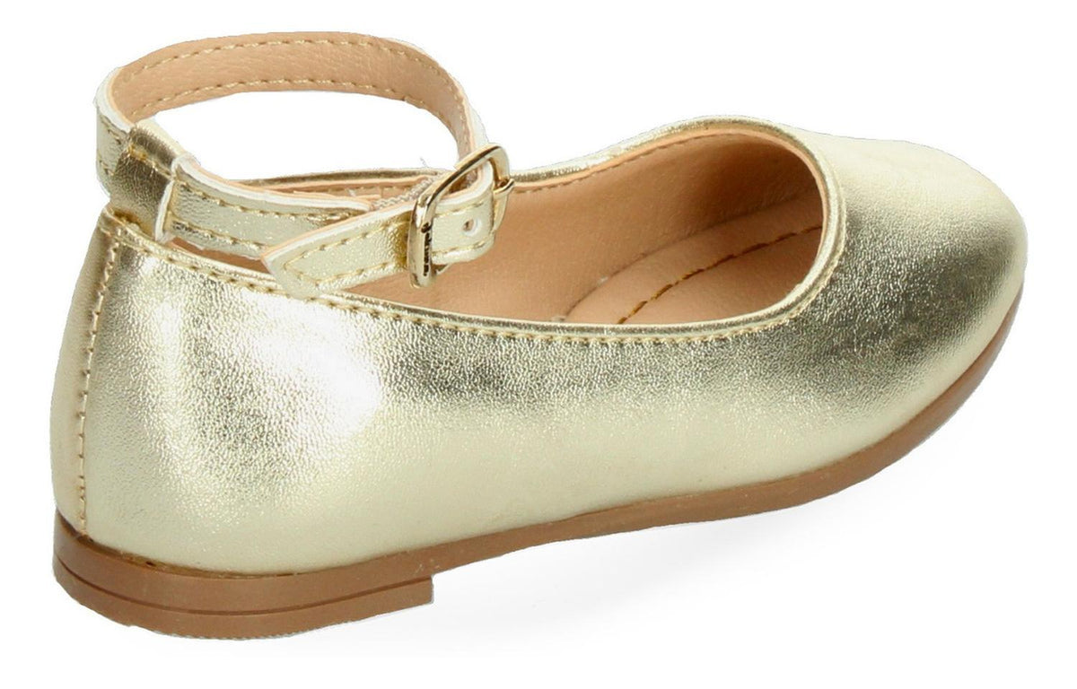 Flats Jakuna Dorado Para Niña [jak207], foto 5 de 11
