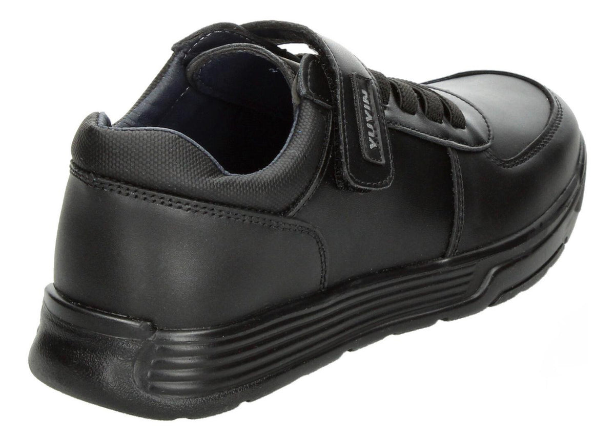 Zapato Escolar Yuyin Con Velcro Color Negro Niño T22-26, foto 3 de 10