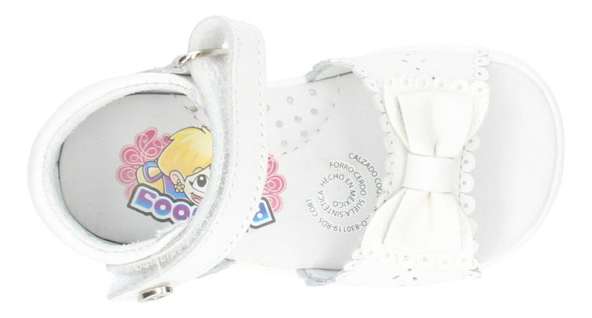 Sandalias Coqueta Para Niña 973017-b Blanco [cta932], foto 8 de 10