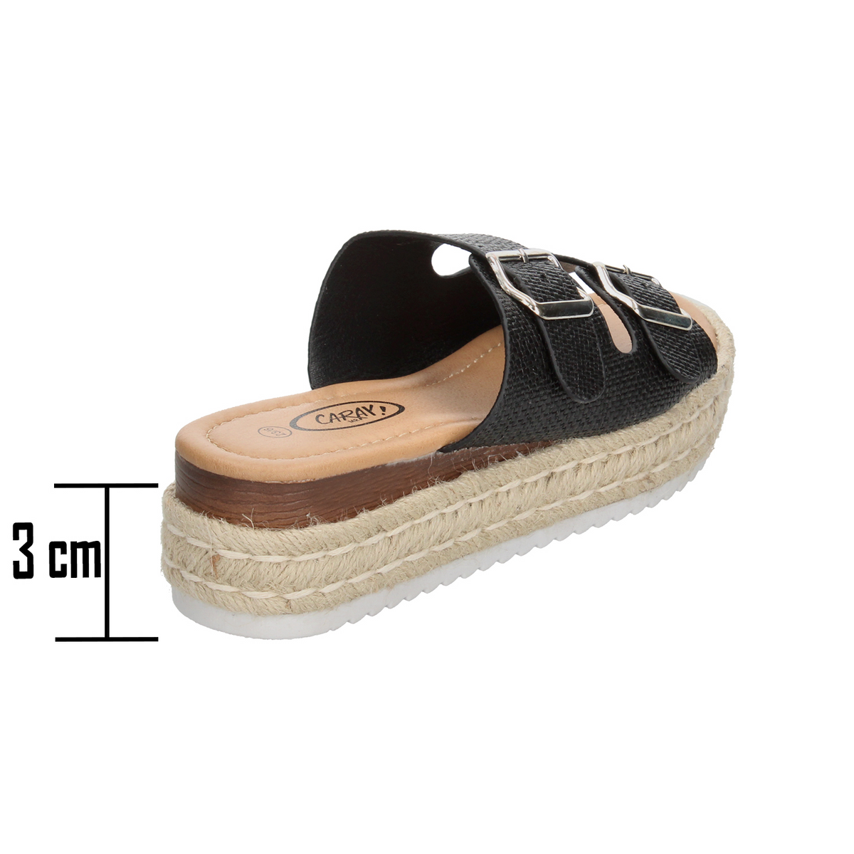 Sandalias Caray Negro para Mujer [CAR426], foto 3 de 10