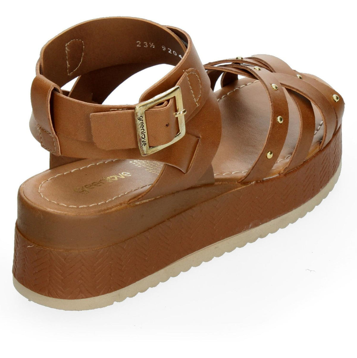 Sandalias Green Love Para Mujer 92042 Cafe [gre34], foto 4 de 10