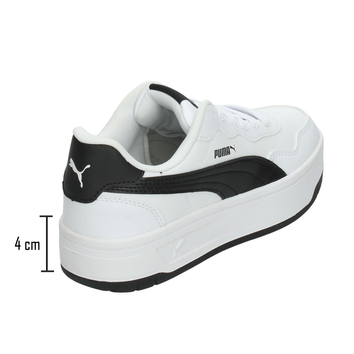 Tenis Puma Court Lally Skye Dama Blanco Casual Cintas Mujer, foto 3 de 10