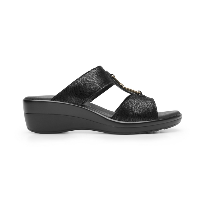 Sandalias Flexi Dama Negro Casual Para Mujer