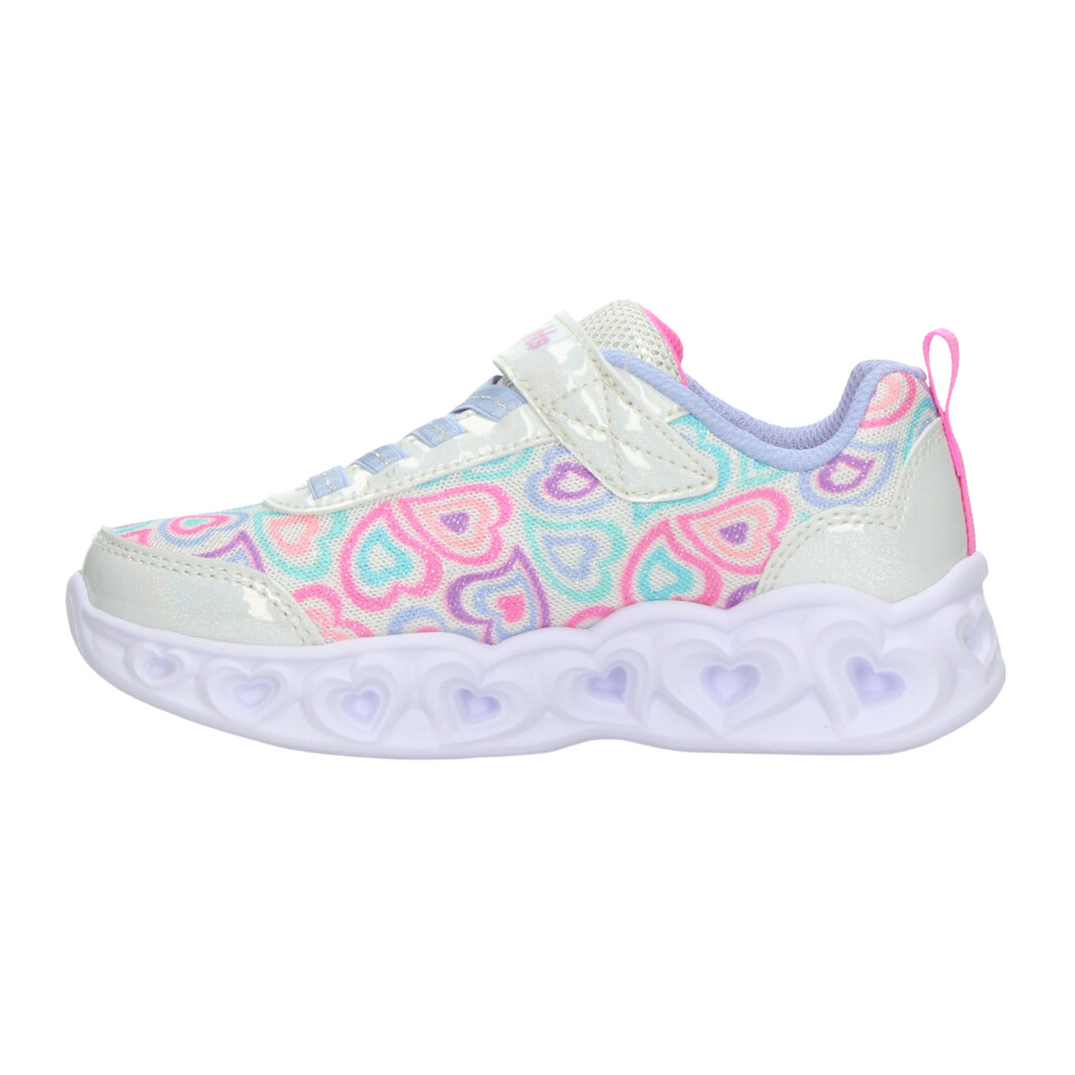 Tenis Skechers Heart Lights Niña Blanco Casual Led Infantil T17-22, foto 5 de 10