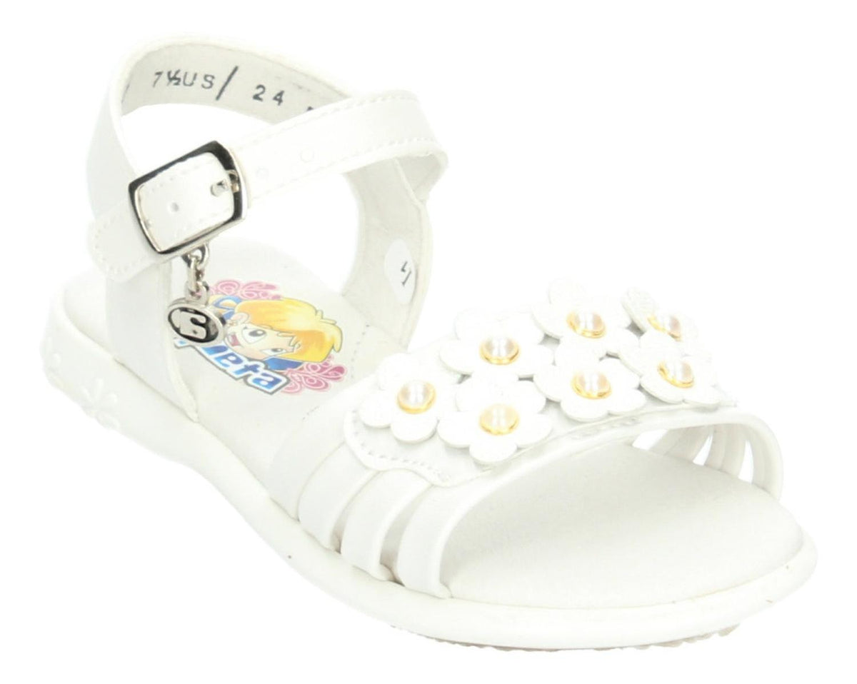 Sandalias Coqueta Para Niña 101128-y Plateado [cta929], foto 9 de 10