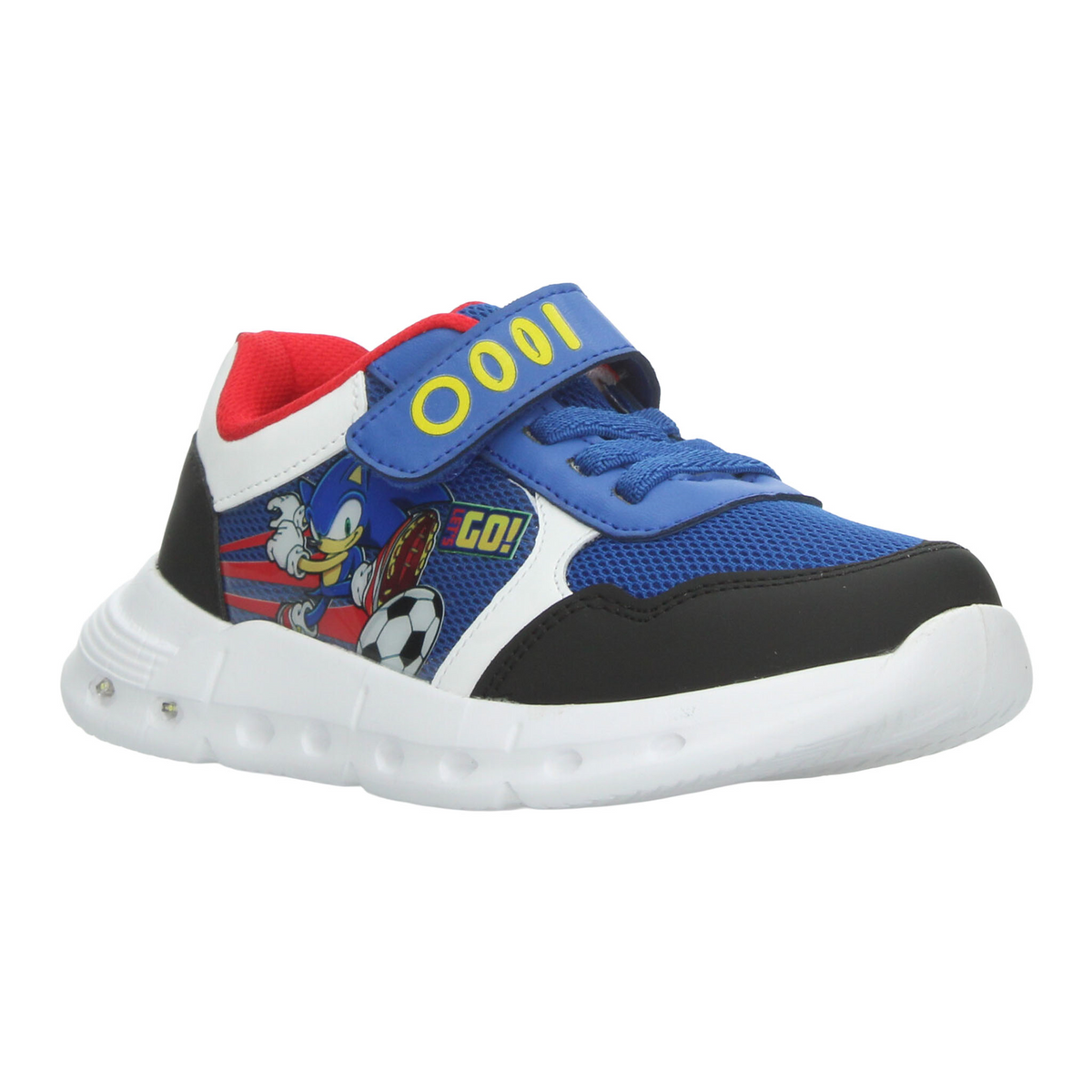 Tenis Sonic Niño Azul Deportivo Led Infantil T18-22, foto 2 de 10