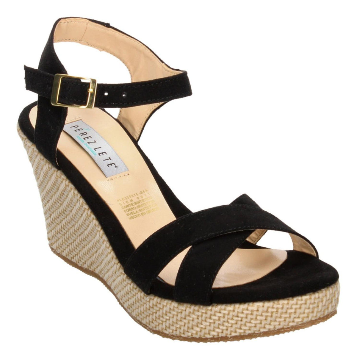 Sandalias Perez Lete Para Mujer 24020 Negro [plt214], foto 4 de 10