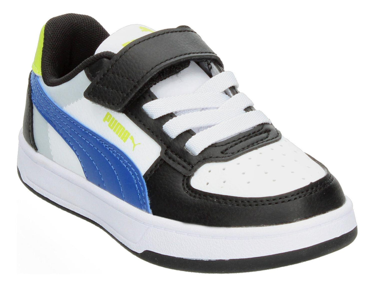 Tenis Puma Caven 2.0 Block Color Negro Con Velcro Para Niño, foto 4 de 7