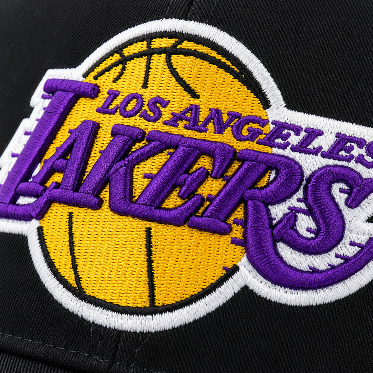 Gorra 47 Brand Los Angeles Lakers Negro Basquetbol Unisex, foto 8 de 10