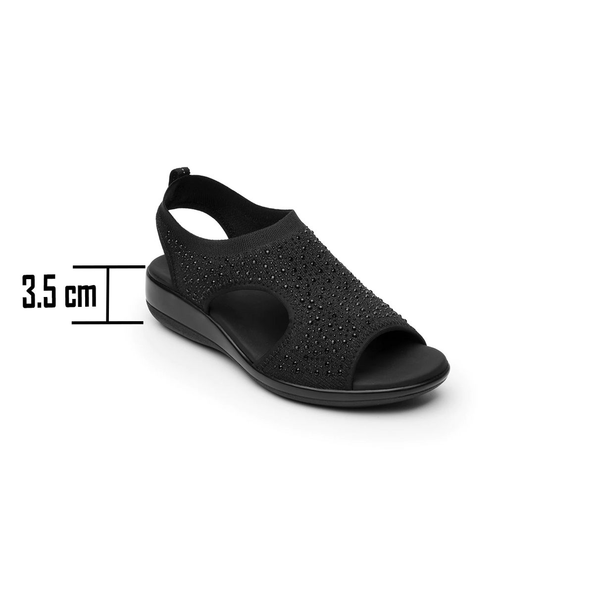 Sandalias Flexi Negro para Mujer [FFF3148], foto 3 de 8