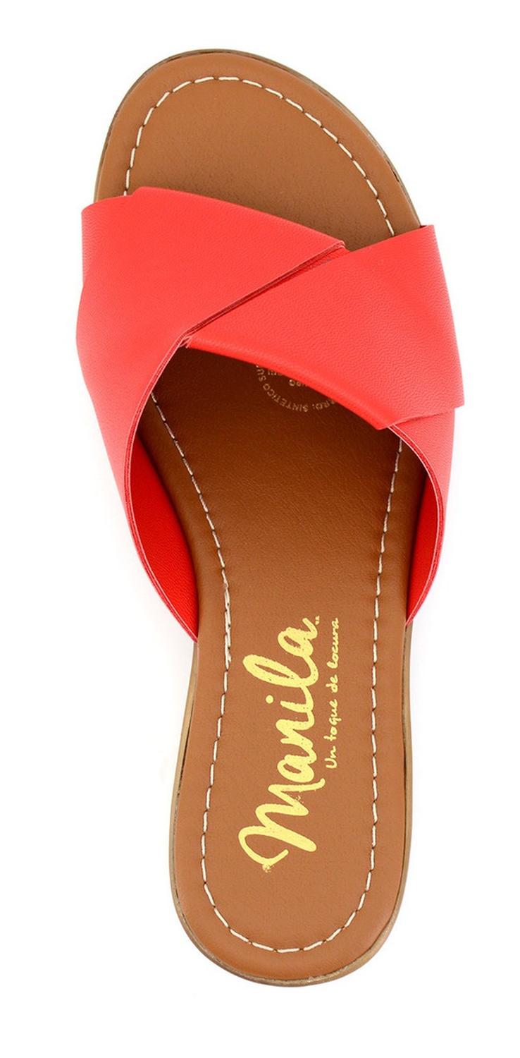 Sandalias Manila Para Mujer 9276 Rojo [mla248], foto 5 de 6