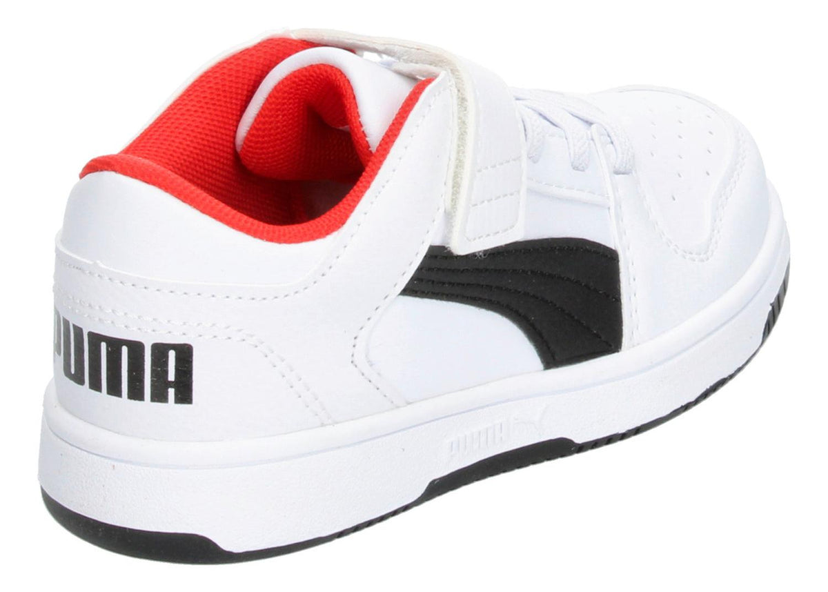 Tenis Puma Rebound Lay-up Blanco Para Niña [pum822], foto 5 de 10