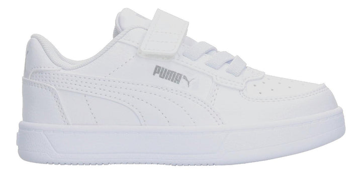 Tenis Puma Caven 2.0 Blanco Cierre De Velcro Para Niño