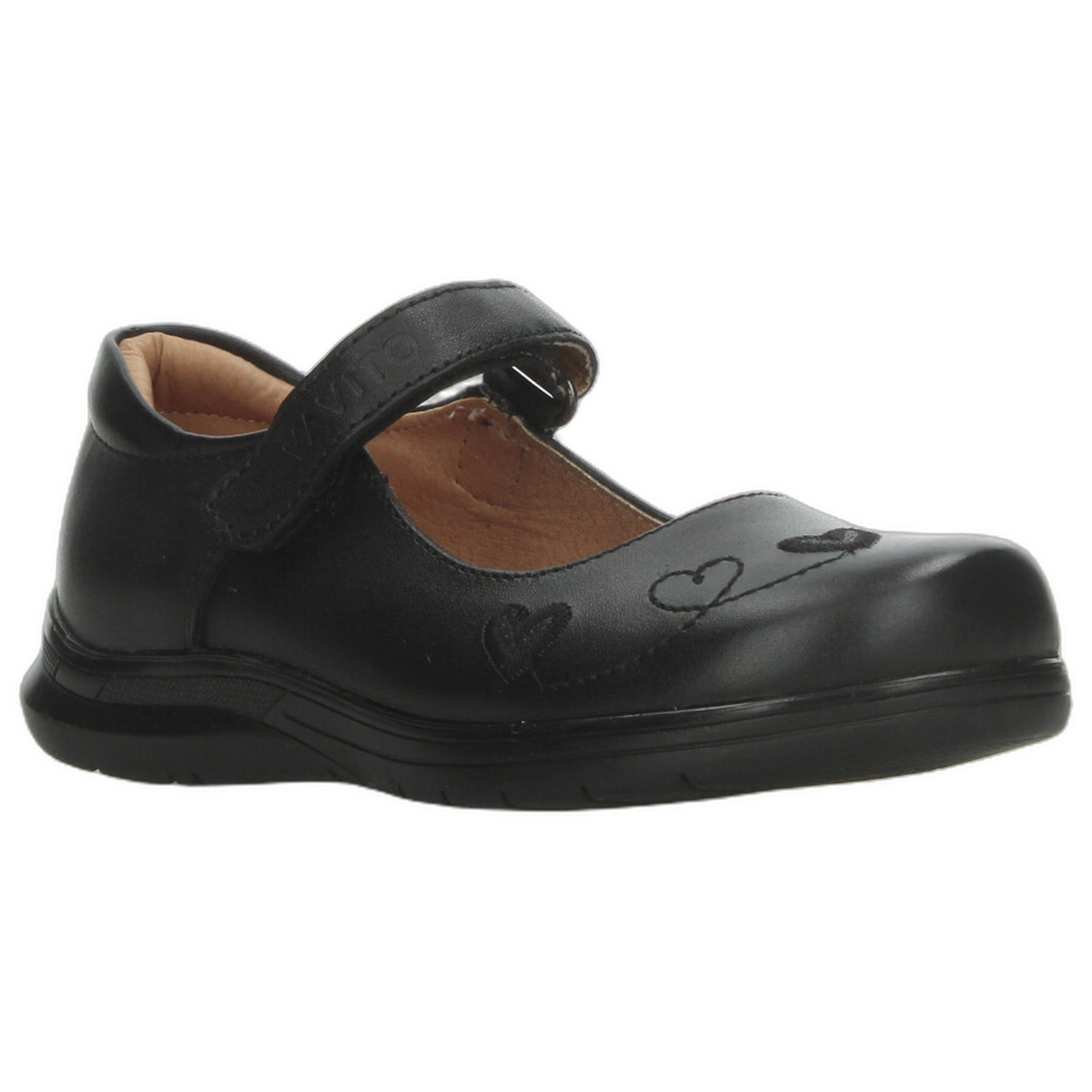 Zapato Escolar Vavito Niña Negro Escolar Infantil T18-22, foto 2 de 10