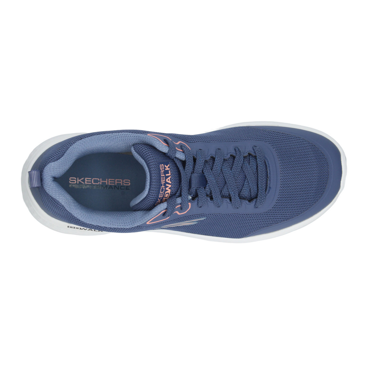 Tenis Skechers Go Walk Flex Dama Azul Deportivo Cintas Mujer, foto 8 de 10