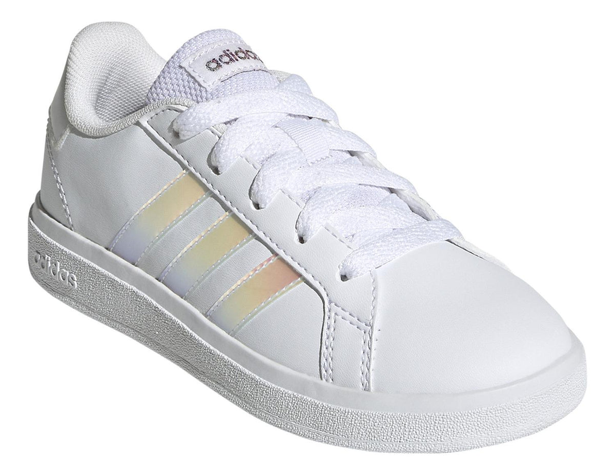 Tenis adidas Niña Grand Court Blanco Con Cintas Ajustables, foto 2 de 10