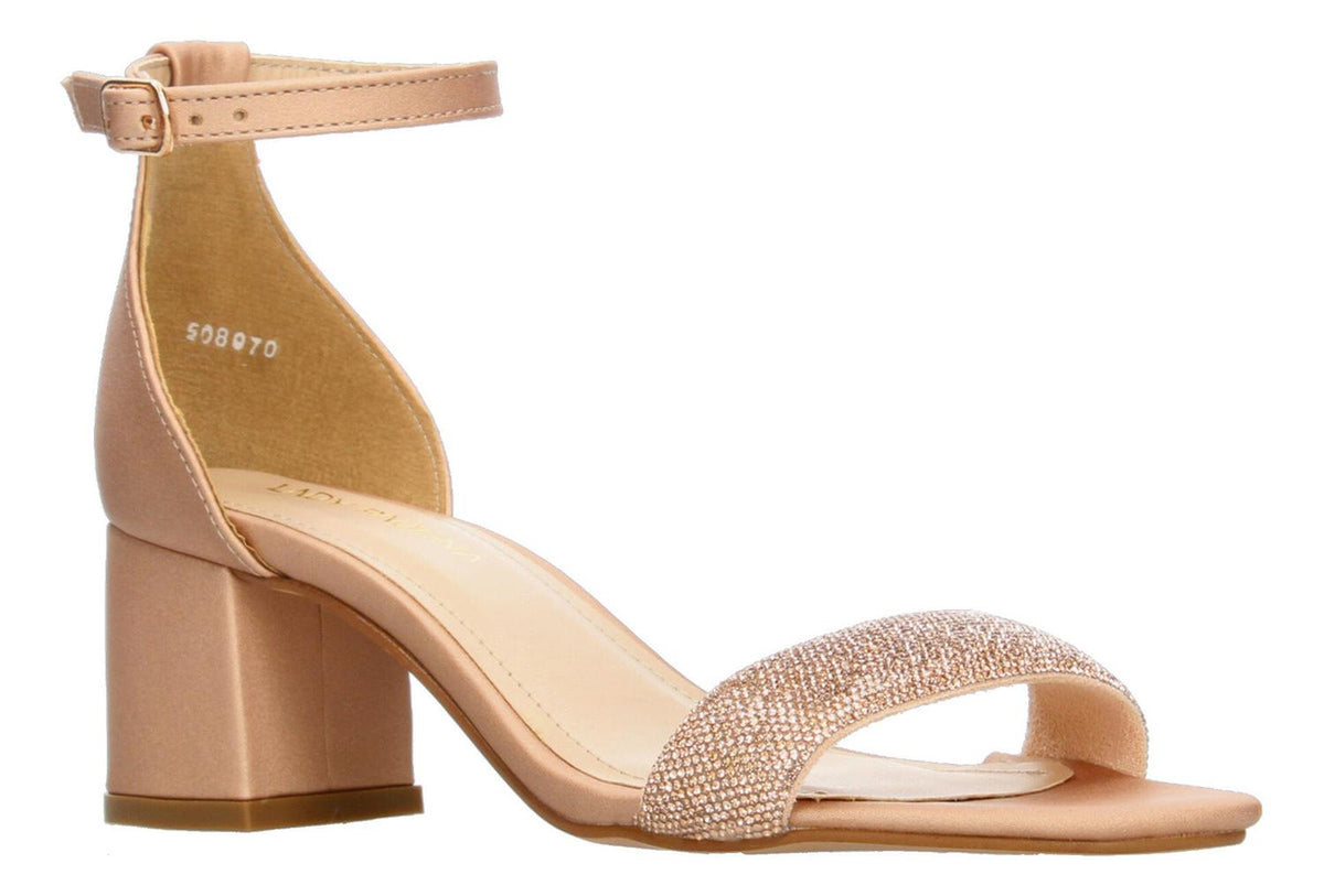 Sandalias De Fiesta Paulina Rose Gold Para Mujer [pau1025], foto 2 de 10