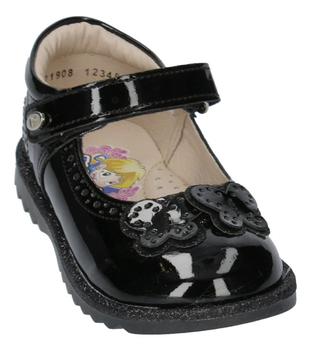 Zapato Casual Coqueta Para Niña 123403-c Negro [cta876], foto 3 de 6